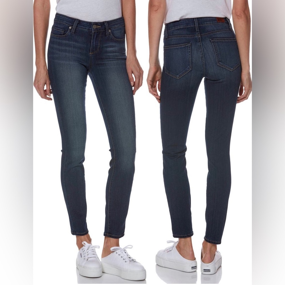 Paige transcend verdugo ankle skinny jeans - size 24